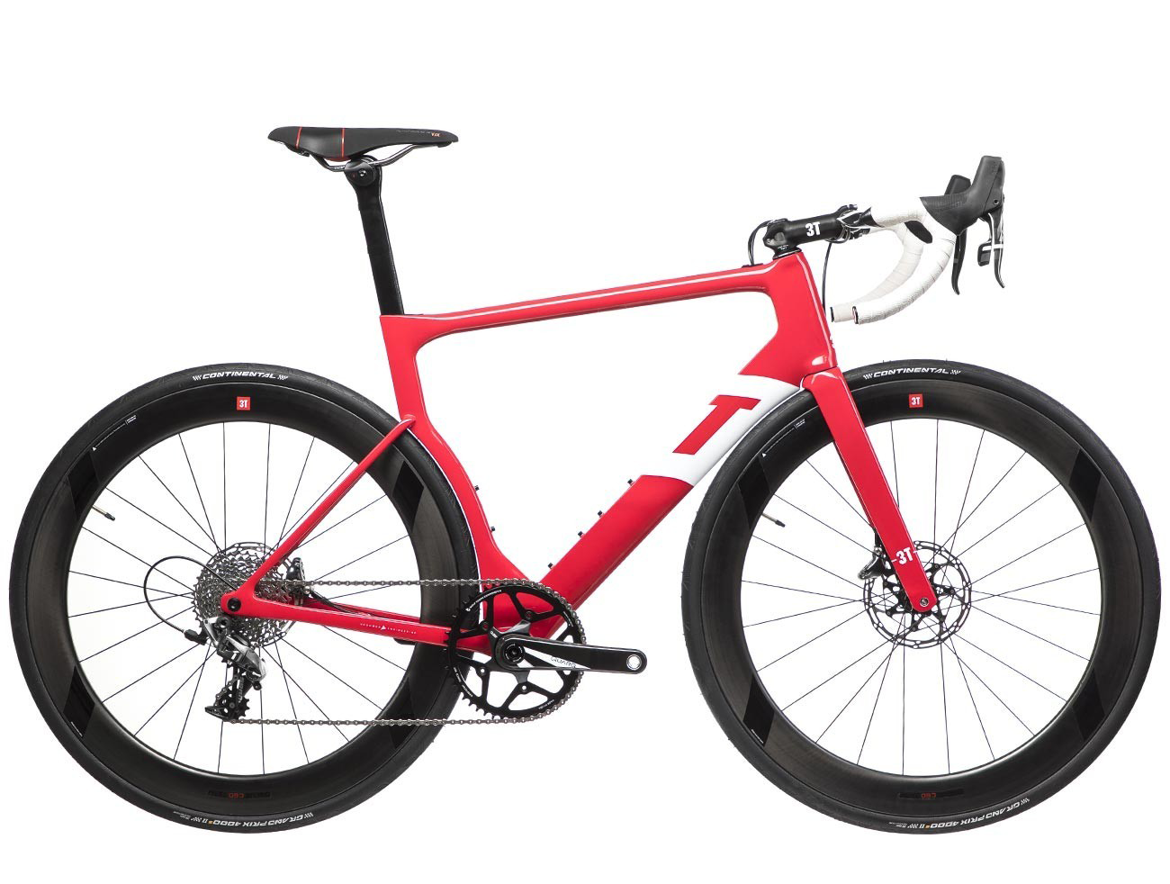 3T's Strada bicycle in red