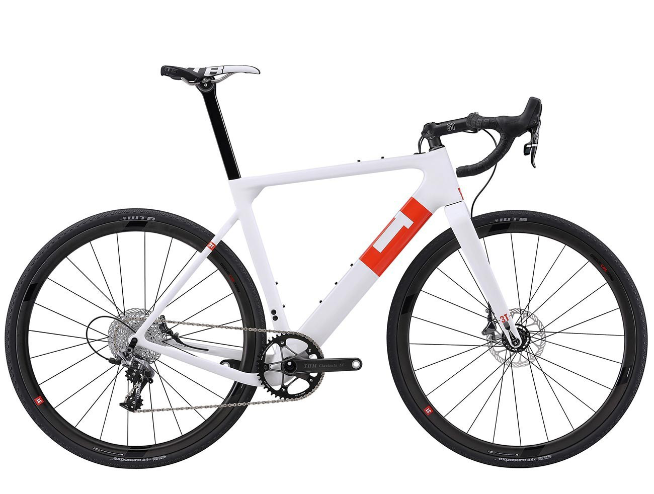 3T's Exploro bicycle in white